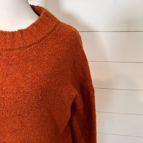 Old Navy Dark Orange Crewneck Sweater Size M - Picture 2 of 6